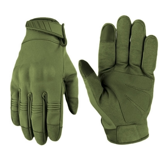 Рукавиці Тактичні SoftShell Олива