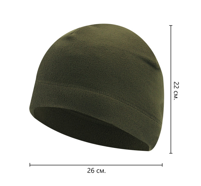 Шапка Фліс Олива (One Size)