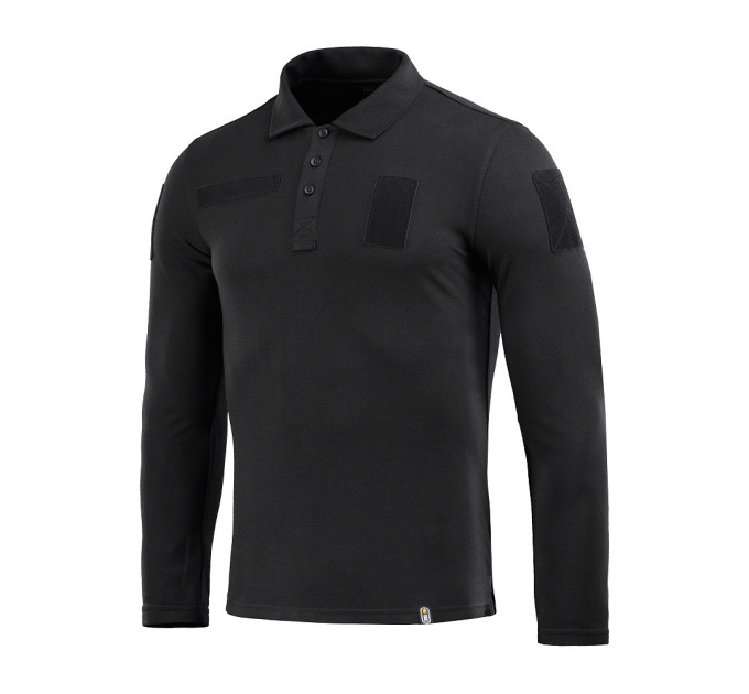 M-TAC Поло тактичне довгий рукав 65/35 Black