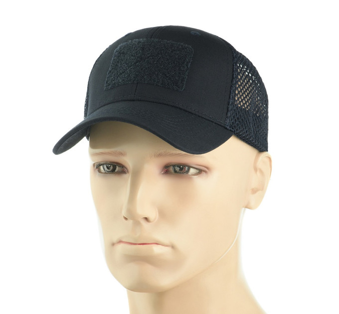 M-Tac бейсболка з липучкою та сіткою Flex ріп-стоп Dark Navy Blue