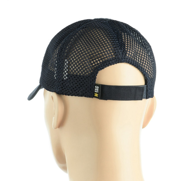 M-Tac бейсболка з липучкою та сіткою Flex ріп-стоп Dark Navy Blue
