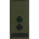 Погон ЗСУ Підполковник /тк.олива/ 10х5см