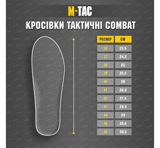 M-Tac кросівки тактичні Combat Ranger Green