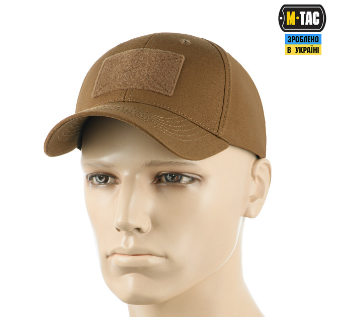 M-Tac бейсболка тактична Elite Flex ріп-стоп Coyote Brown