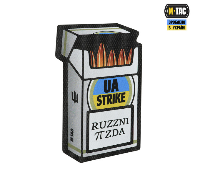 M-Tac нашивка UA STRIKE Black