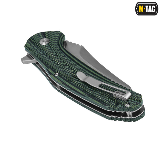 M-Tac ніж складний Type 21 Dragon skin Black/Olive