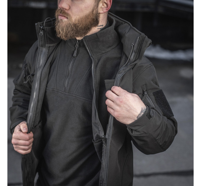 M-Tac куртка Soft Shell з підстібкою Black