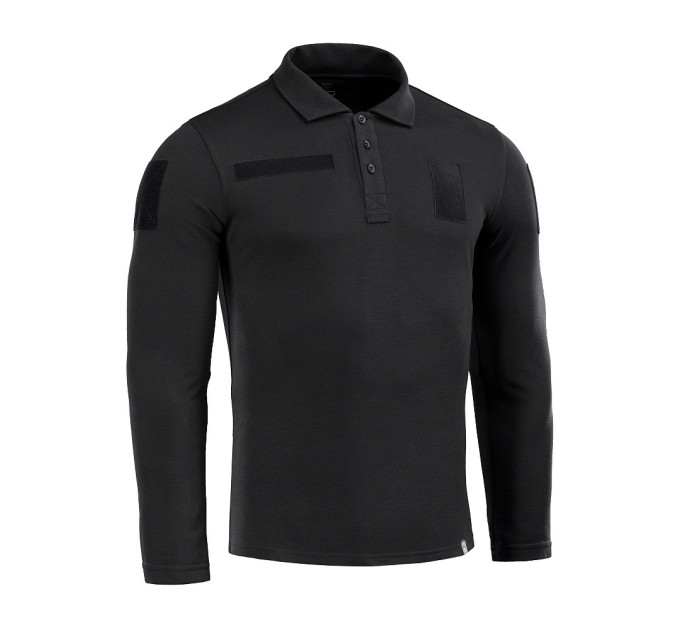 M-TAC Поло тактичне довгий рукав 65/35 Black
