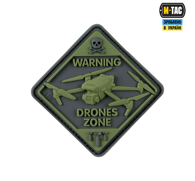 M-Tac нашивка Drones Zone PVC Olive
