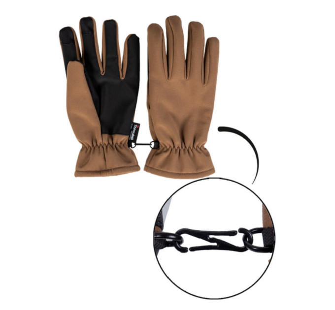 Mil-Tec Рукавички зимові тактичні Sturm Thinsulate 3M Softshell Gloves Dark Coyote