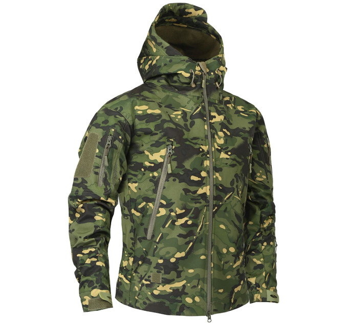 Куртка SoftShell DARK-GREEN