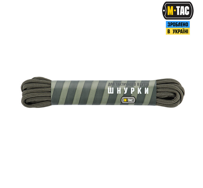 M-Tac шнурки OD Green Stripes тип.3