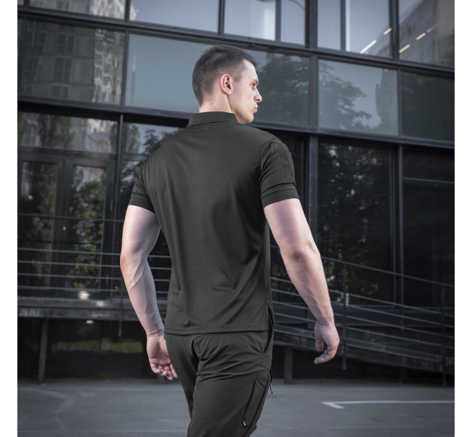 M-Tac поло Elite Tactical Coolmax Black