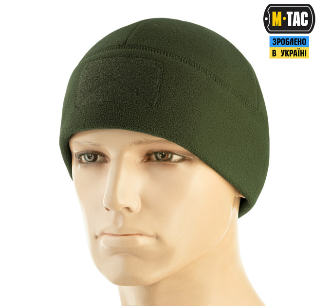 M-Tac шапка Watch Cap Elite фліс (320г/м2) з липучкою Army Olive