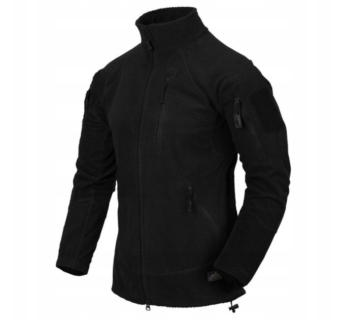 HELIKON-TEX Alpha Tactical Jacket Black куртка на блискавці чорна