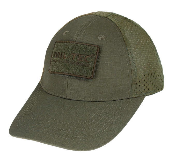 MIL-TEC Бейсболка  Net Baseball Cap Olive з сіткою