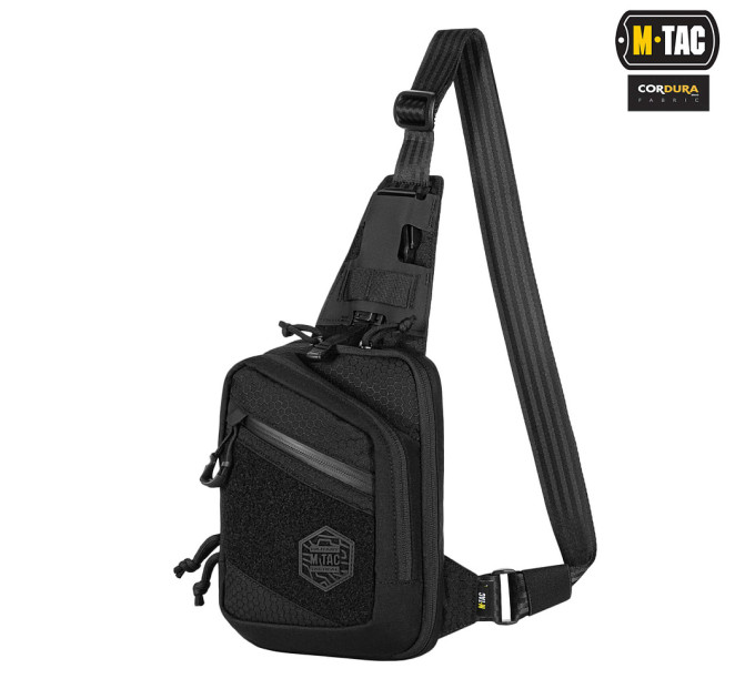 M-Tac сумка Sling Pistol Bag Hex з липучкою Black