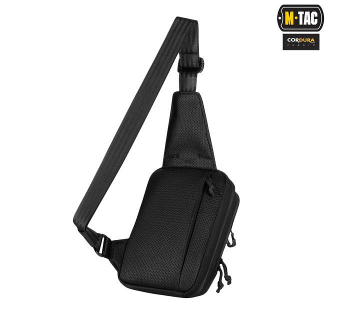 M-Tac сумка Sling Pistol Bag Hex з липучкою Black