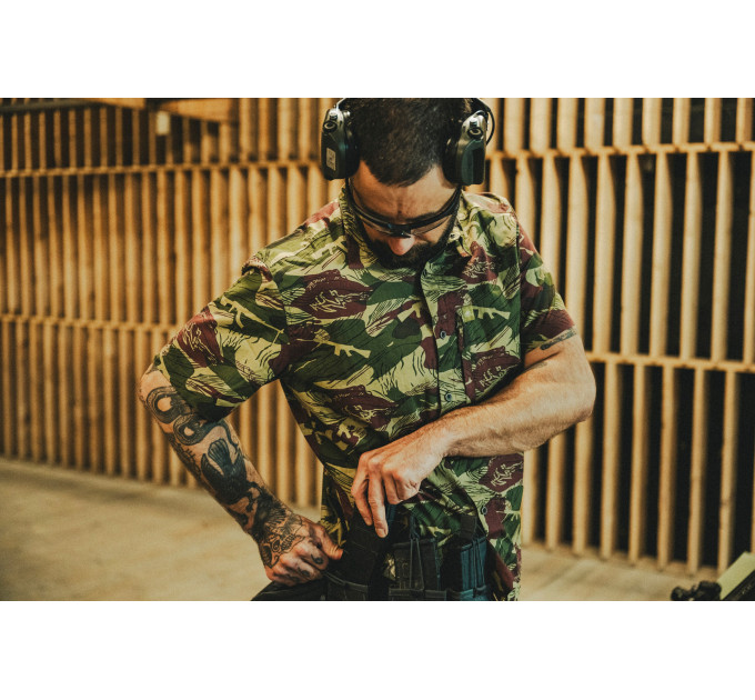 Сорочка Helikon-Tex Tactical Hawaiian Short Sleeve - Brushstroke Camo