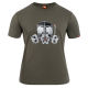 Pentagon Футболка Ageron Gas Mask Olive
