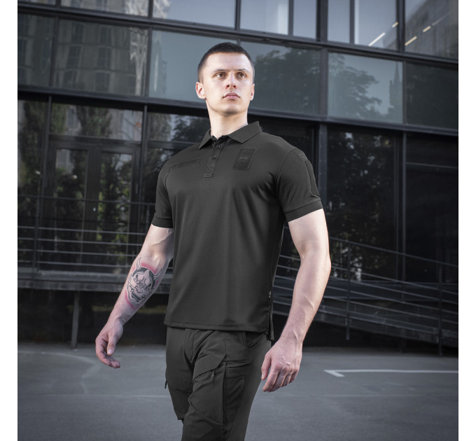 M-Tac поло Elite Tactical Coolmax Black