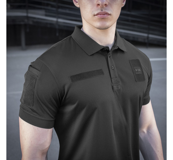 M-Tac поло Elite Tactical Coolmax Black
