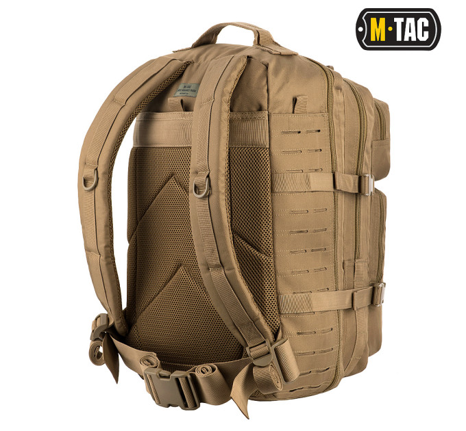M-Tac рюкзак Large Assault Pack Laser Cut Tan 36л.