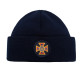 Шапка в'язана флісова з відворотом ДСНС  Navy Blue