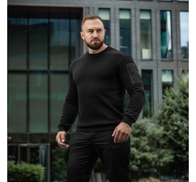 M-Tac світшот Nylon Pocket Cotton Hard Black
