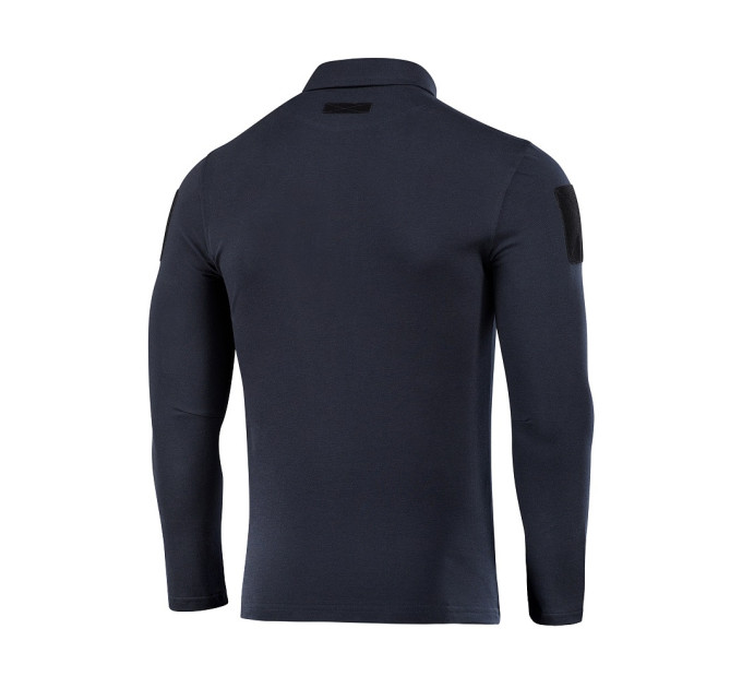 M-TAC Поло тактичне довгий рукав 65/35 Dark Navy Blue