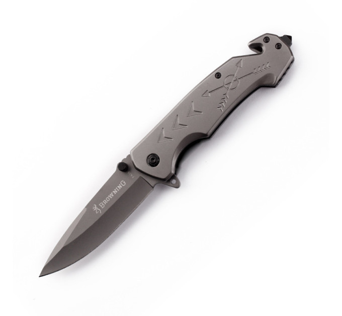 Ніж складаний сірий GQ-001