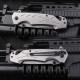 Ніж складаний сірий GQ-001