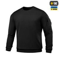 M-Tac світшот Nylon Pocket Cotton Hard Black