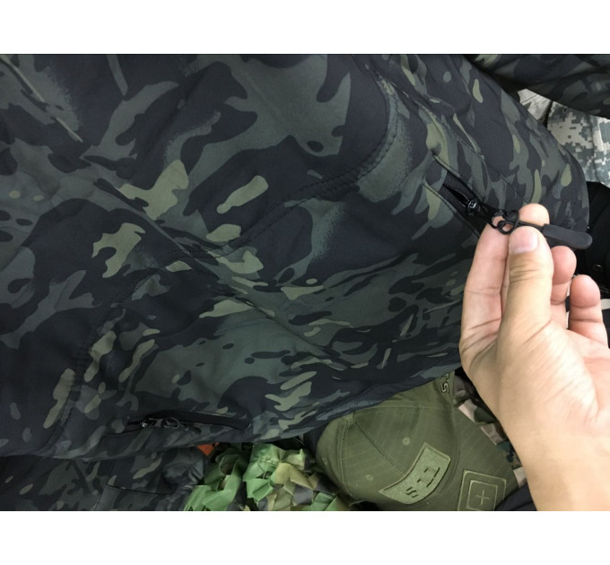 Куртка Softshell Чорний Мультикам