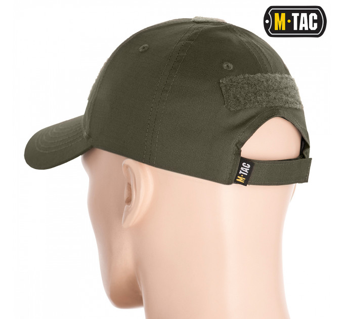 M-Tac бейсболка з липучкою Flex ріп-стоп Army Olive