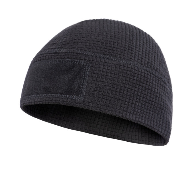 Шапка Grid Fleece Black з липучкою Шапка Grid Fleece Black з липучкою