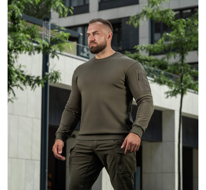 M-Tac світшот Nylon Pocket Cotton Hard Ranger Green