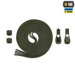 M-Tac шнурки Elastic Shoelaces Ranger Green 120 см