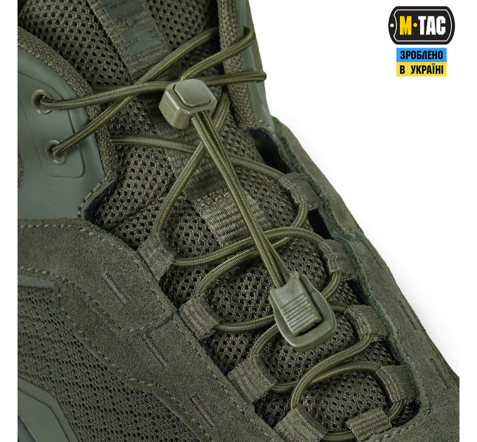 M-Tac шнурки Elastic Shoelaces Ranger Green 120 см