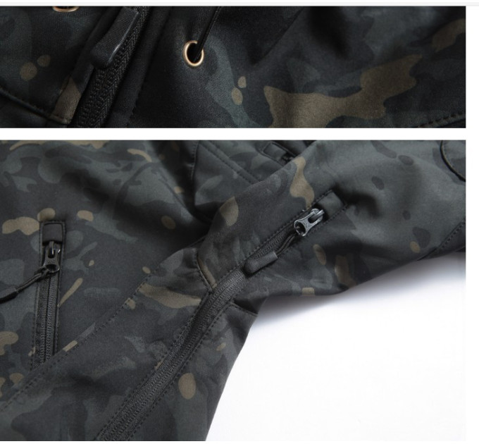 Куртка Softshell Чорний Мультикам