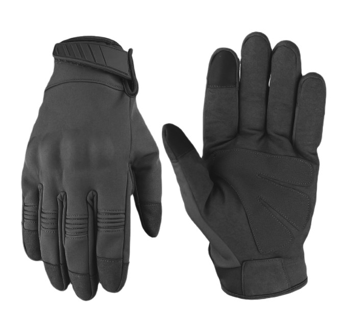 Рукавиці Тактичні SoftShell Чорні