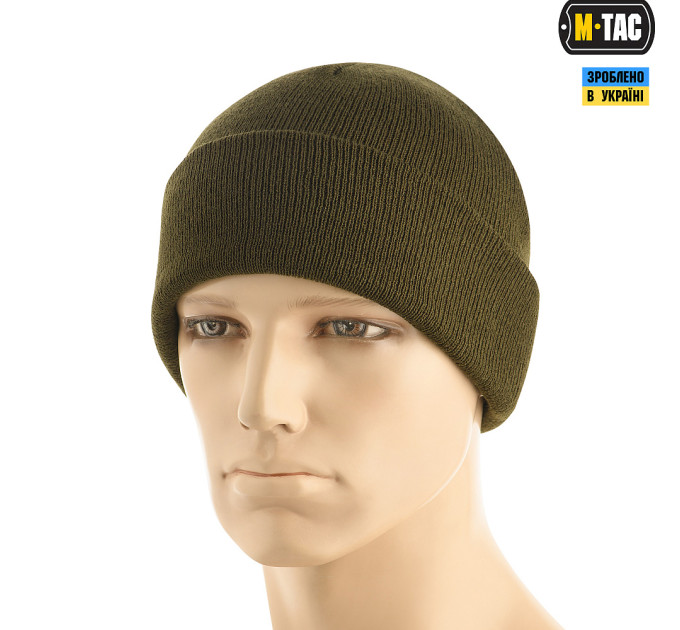 M-Tac шапка тонка в'язка 100% акрил Dark Olive