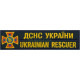 ДСНС України жовтий Нагрудний знак