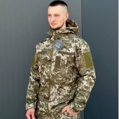 Куртка SoftShell Піксель Military R