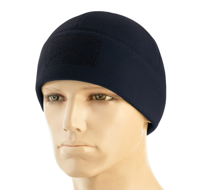 M-Tac шапка Watch Cap Elite фліс (320г/м2) з липучкою Dark Navy Blue