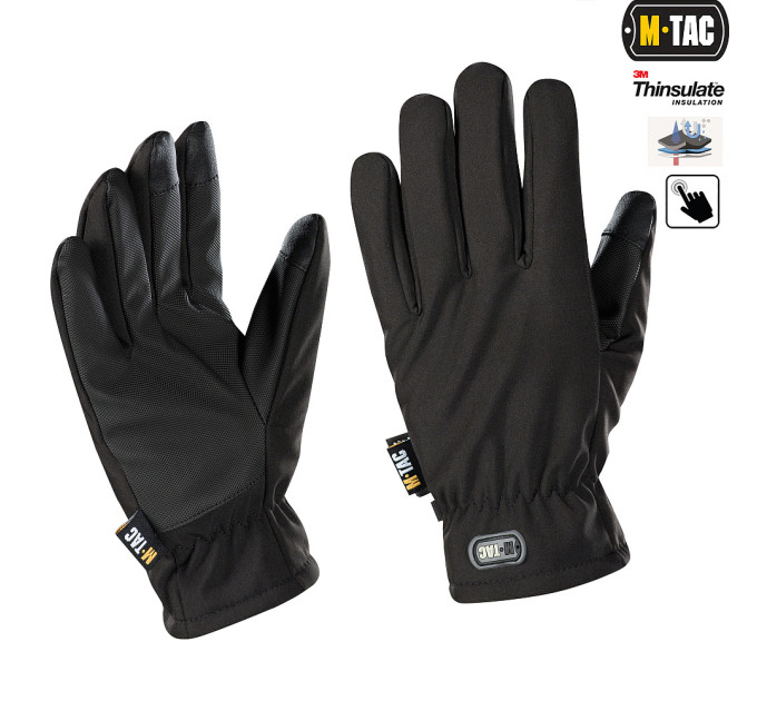 M-Tac рукавички Soft Shell Thinsulate Black