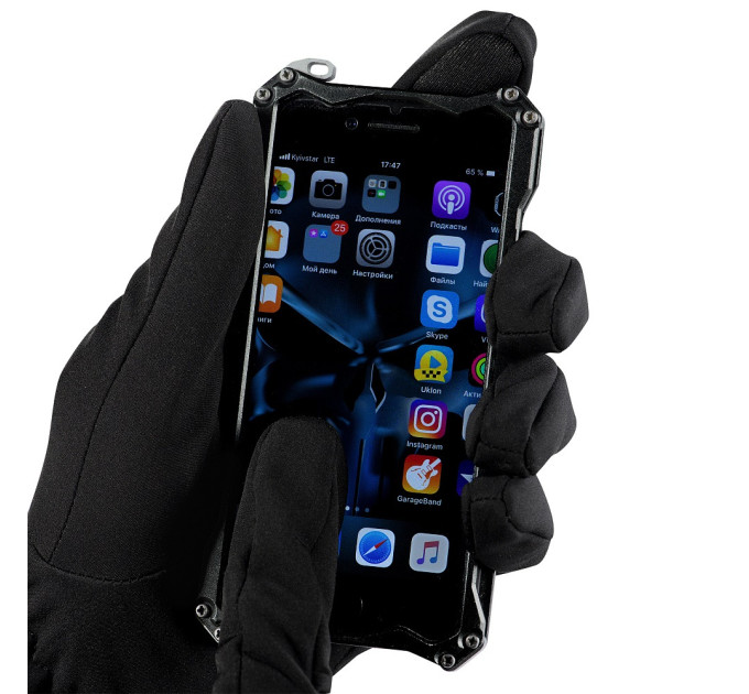 M-Tac рукавички демісезонні Soft Shell Black