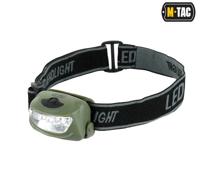 M-Tac ліхтар налобний 4+1 LED Olive