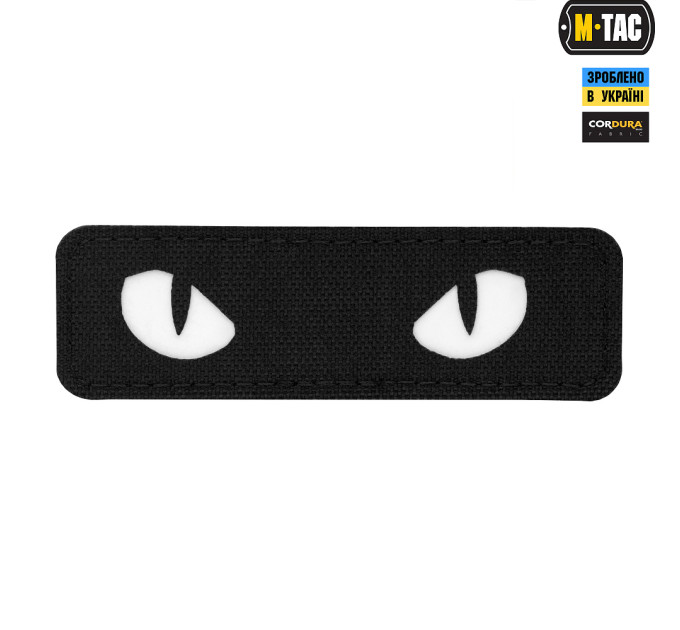 M-Tac нашивка Cat Eyes Laser Cut Black/GID