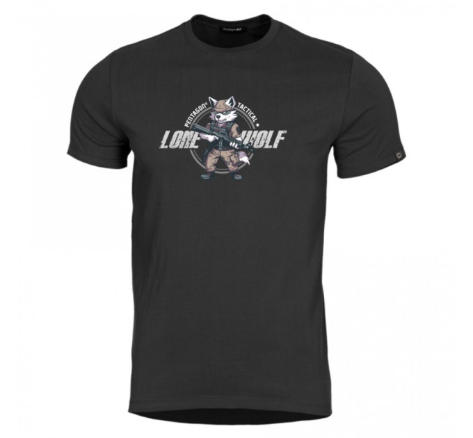 Футболка PENTAGON AGERON LONE WOLF Чорний